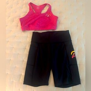 Peloton -M- Women’s biker shorts and sports bra set